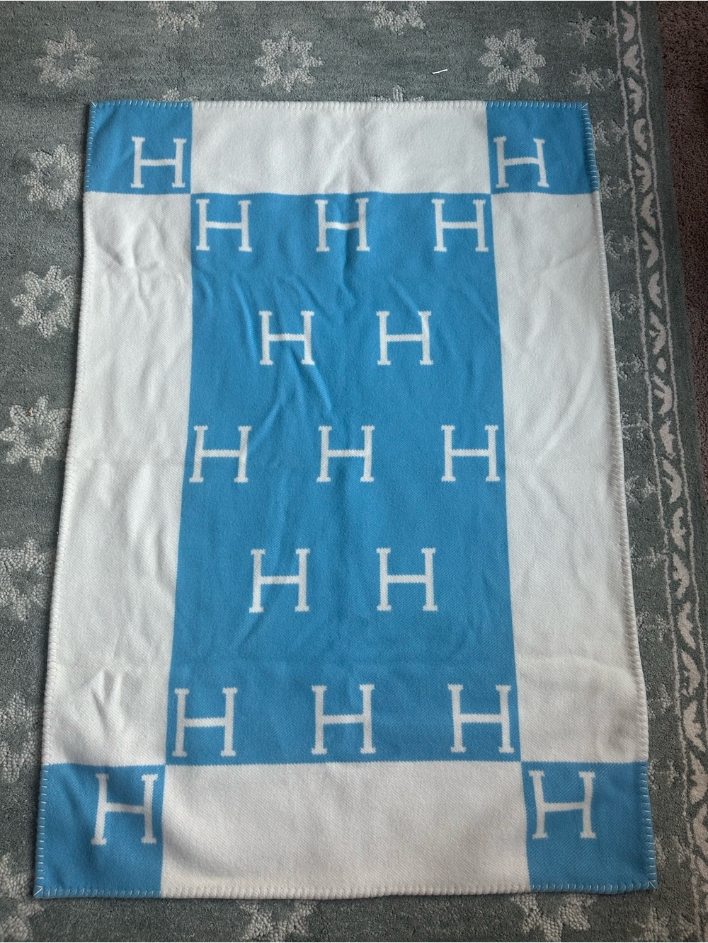 Hermes Avalon Baby Blanket